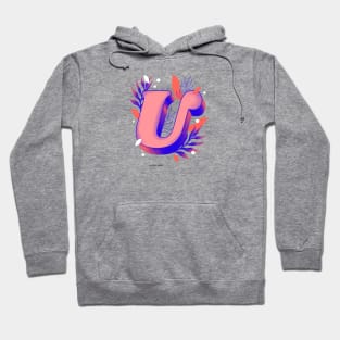 U initial Hoodie